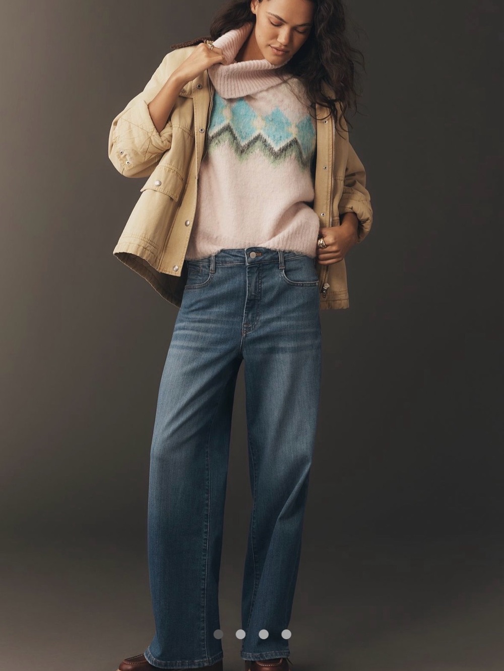 Pilcro Sadie High rise Wide-Leg Jeans NWT